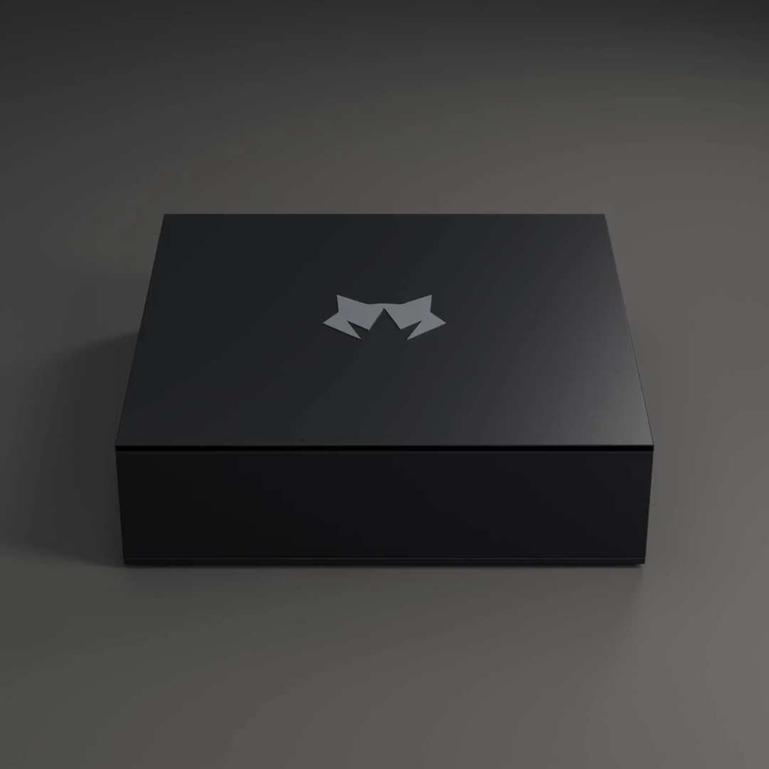 Closed HOWL presentation box included with your bracelet